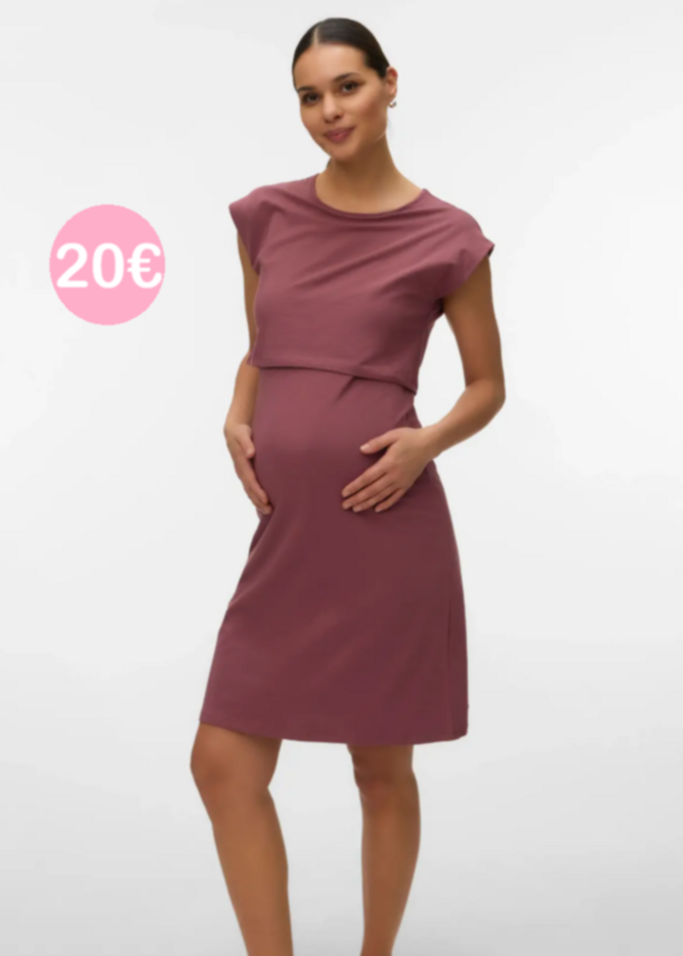 elegante zwangerschapsjurk