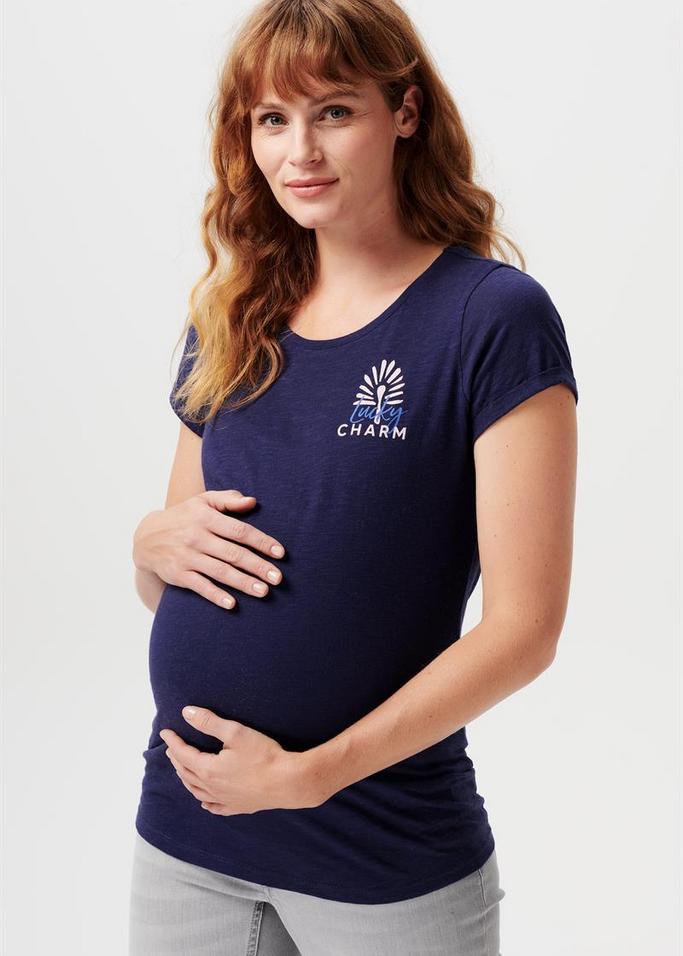 blue top for pregnancy