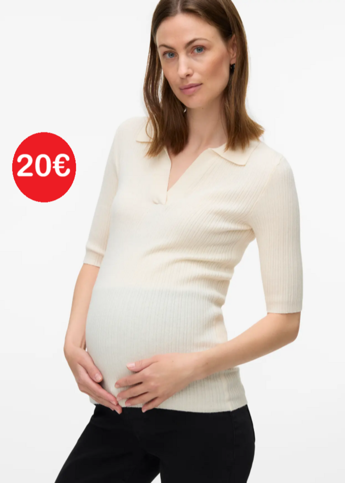 White Maternity T-shirt