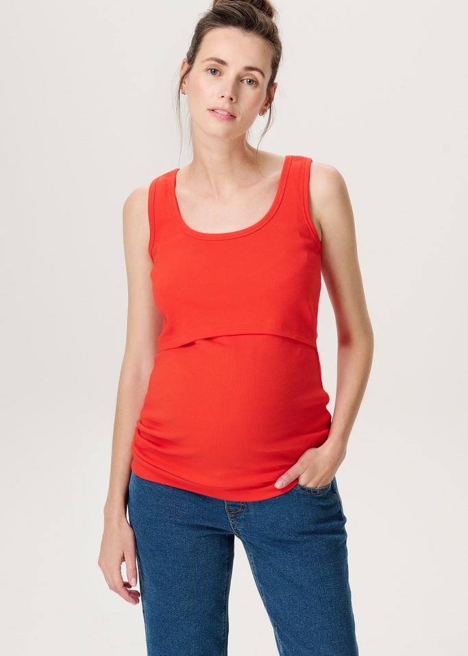 red nursing top