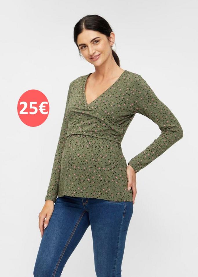 Green Maternity shirt