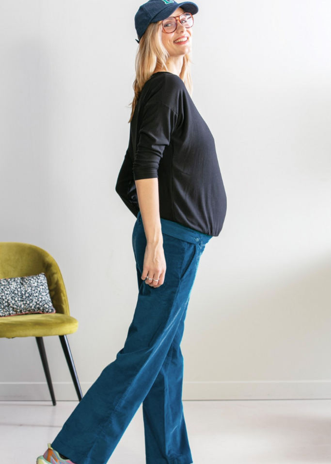 pantalon de grossesse en velours