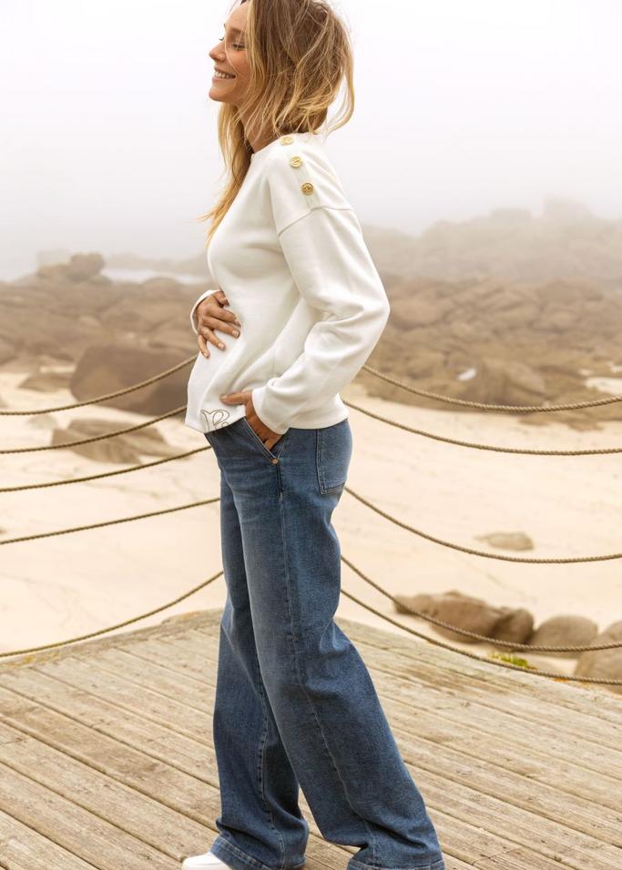 maternity denim