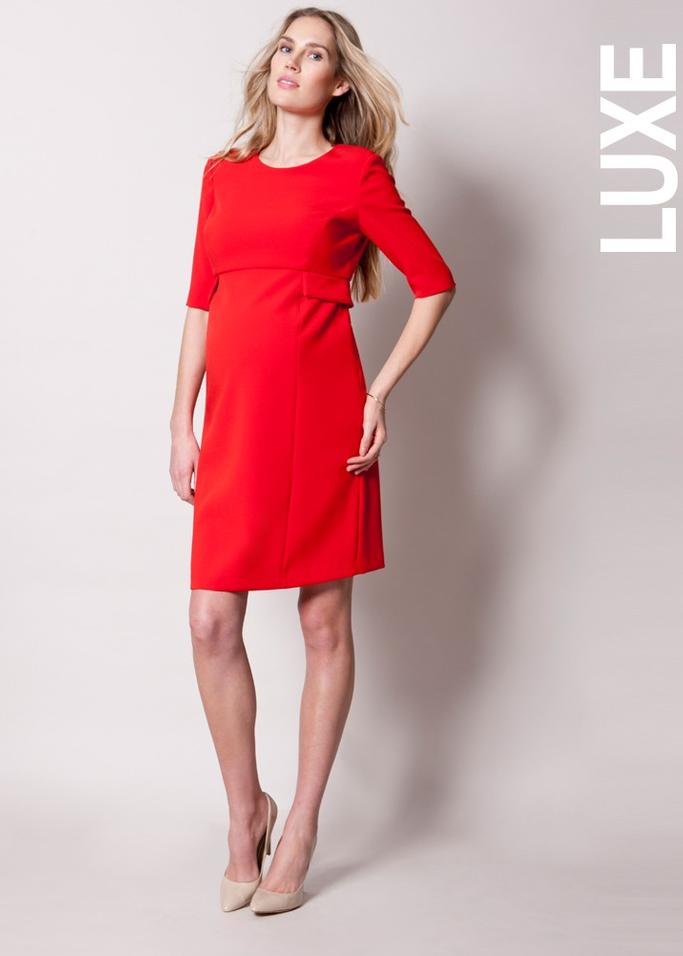 Séraphine red cocktail dress
