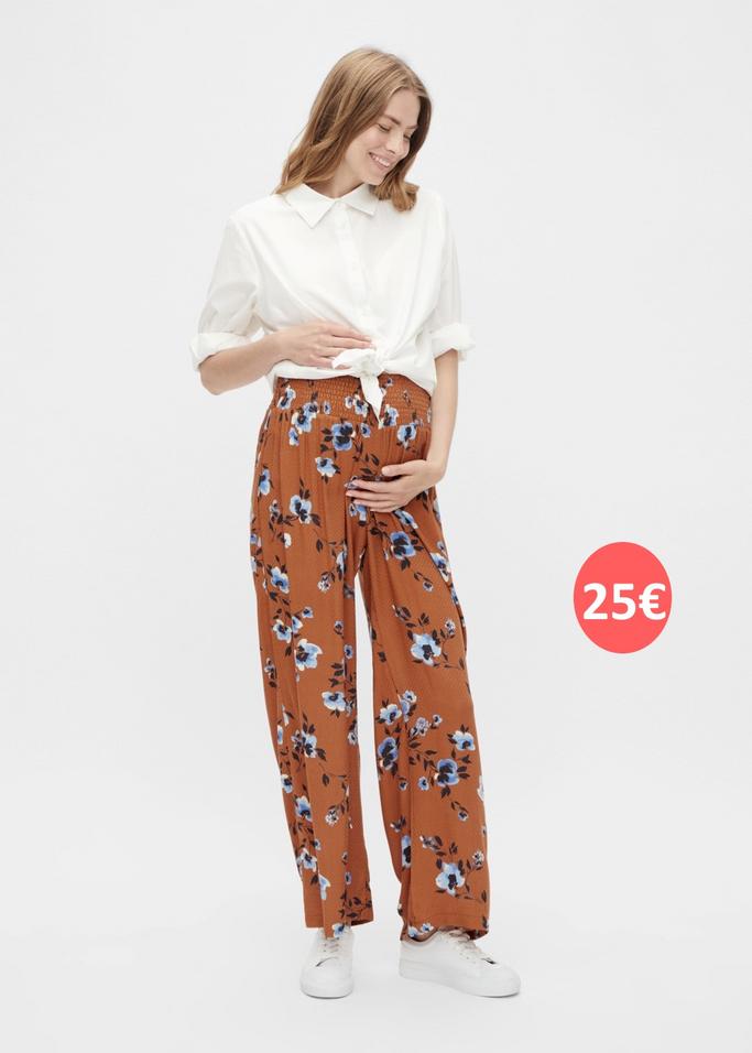 pantalon de grossesse fleurs