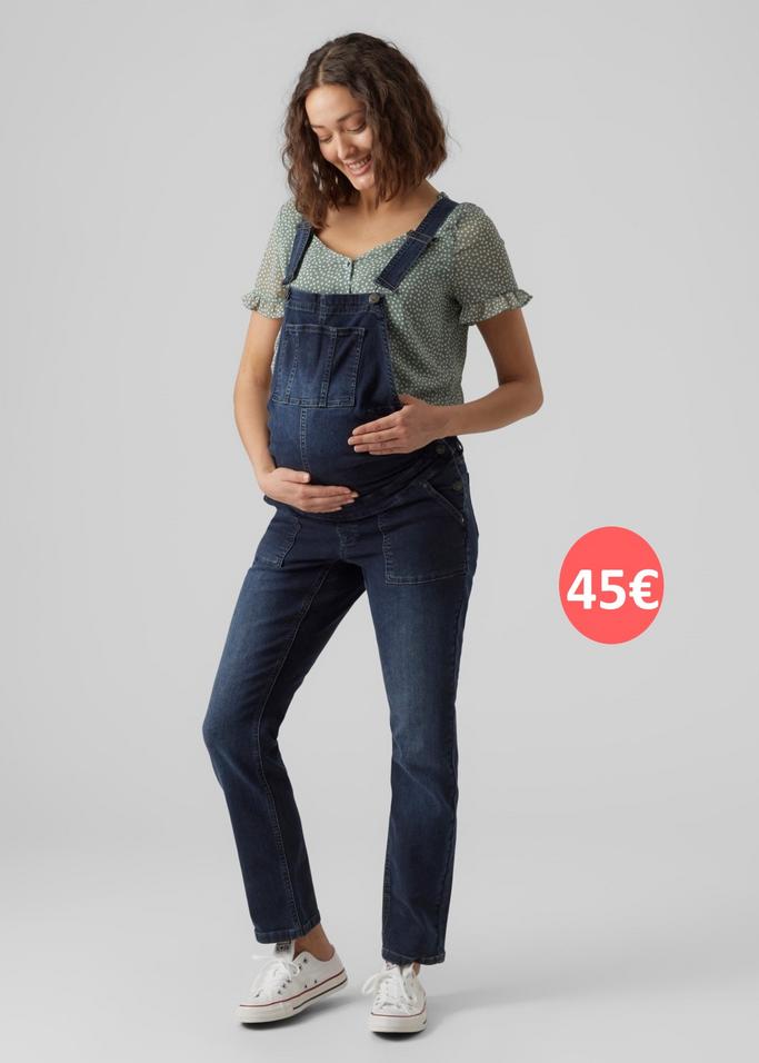 Salopette de grossesse en jeans