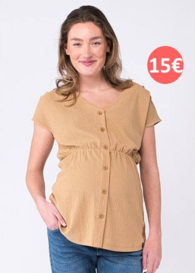 tee shirt de grossesse et d'allaitement
