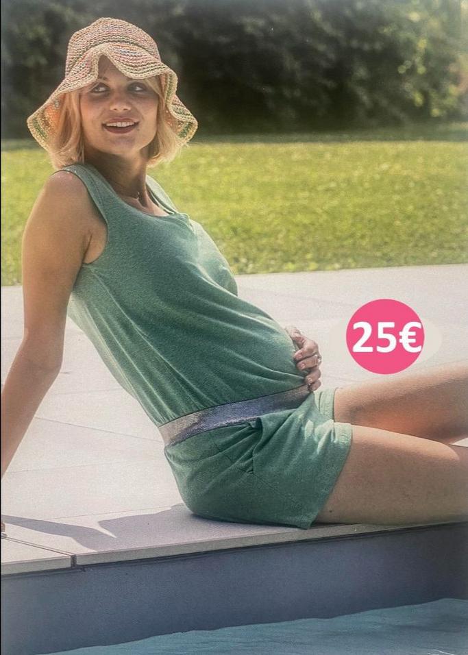 combishort de grossesse