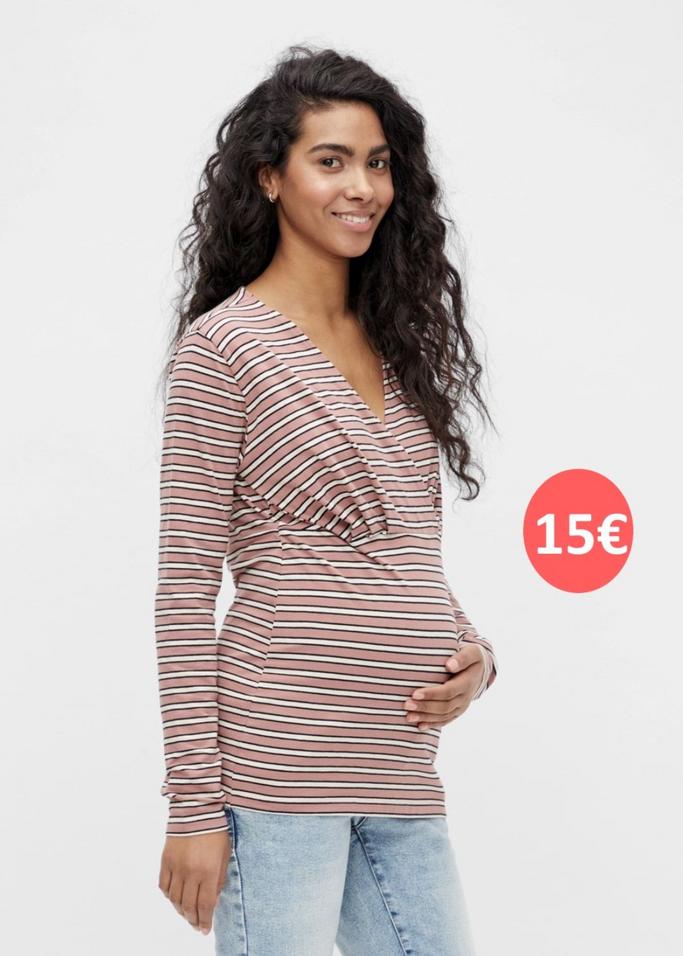 Maternity top stripes
