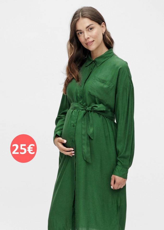 robe d'allaitement verte