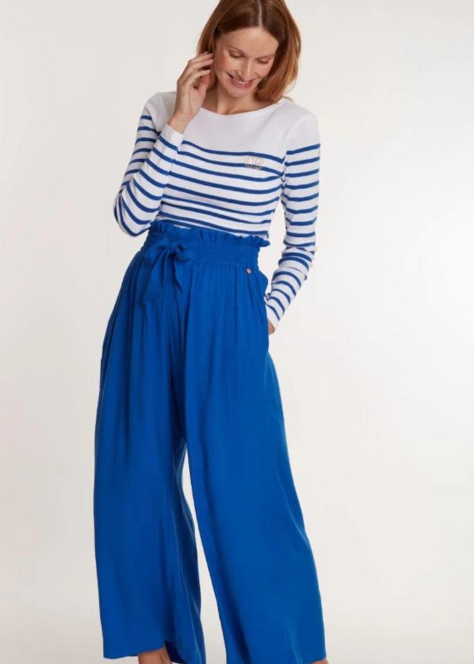 blue maternity pants