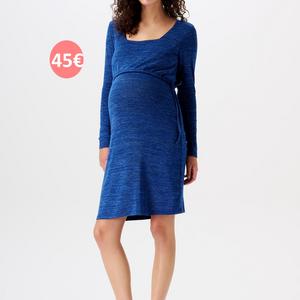 robe d'allaitement bleue
