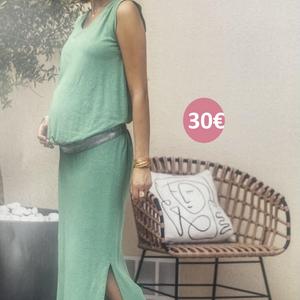 robe longue de grossesse