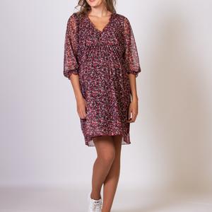 Maternity dress autumn print