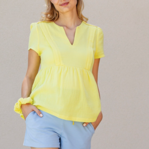 top jaune de grossesse