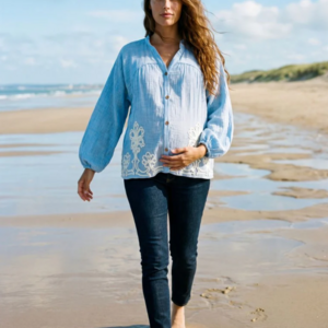 blouse de grossesse et d'allaitement