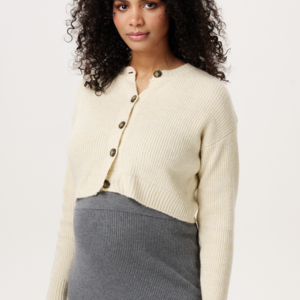 cardigan crop maternité