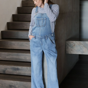 salopette en jeans de grossesse