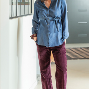 pantalon de grossesse en velours