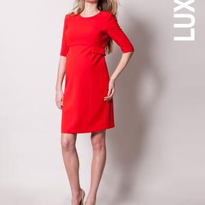 Séraphine red cocktail dress