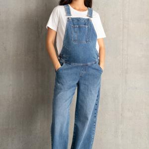 salopette en jeans large future maman