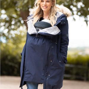 3in1 winter maternity Parka blue.