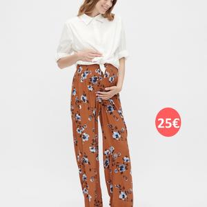pantalon de grossesse fleurs