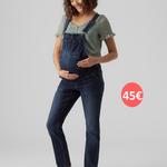 Salopette de grossesse en jeans