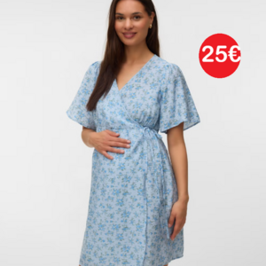Flowers maternity tunic