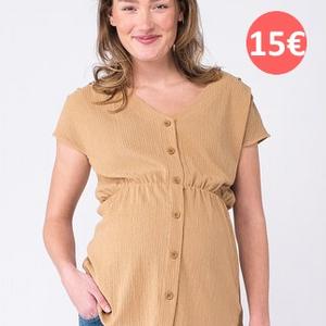 tee shirt de grossesse et d'allaitement