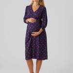 Maternity dress cherry print