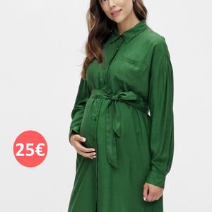 robe d'allaitement verte